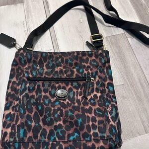 Coach Leopard Print Crossbody Bag